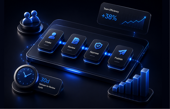 Creating immersive workflows for enterprise teams. dashboard preview