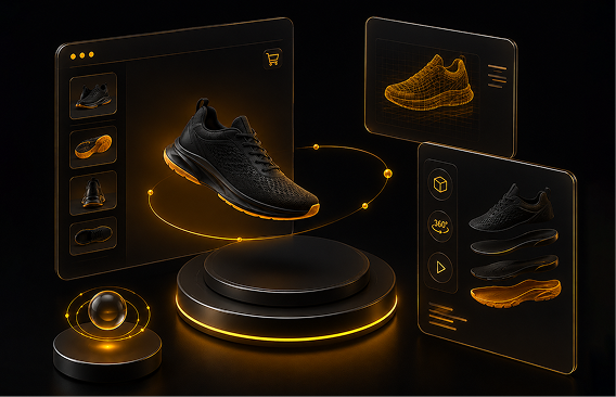 Creating immersive product experiences. dashboard preview