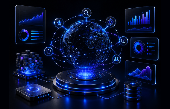 Improving brand visibility across AI search engines. dashboard preview