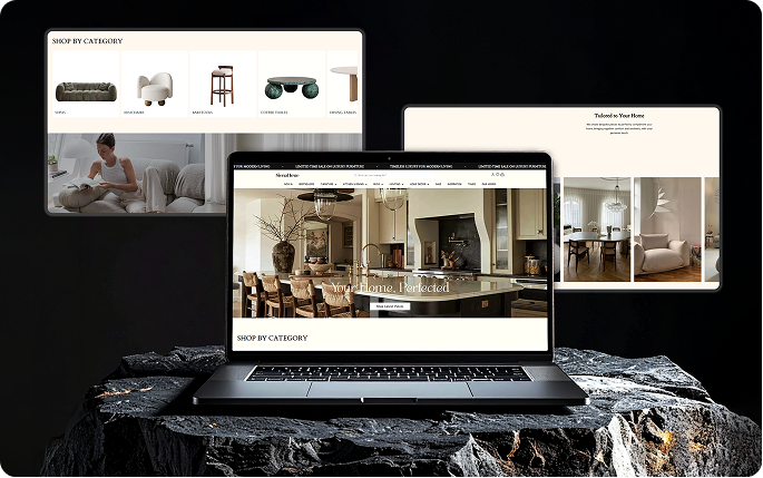 Premium Shopify storefront for luxury furniture brands. dashboard preview