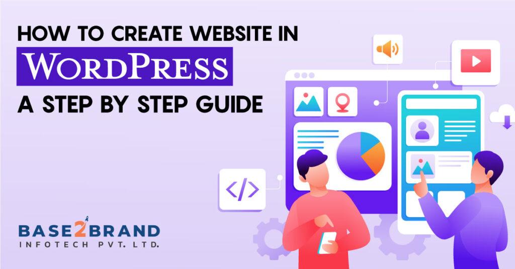 how to create website in WordPress
